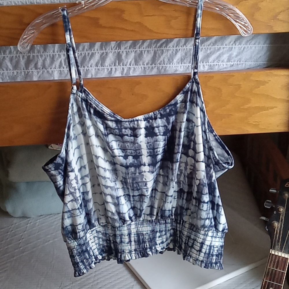 Lovefire LA Spaghetti Strap Tie Dye Crop Top Tank XXL - Picture 2 of 9